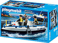 ПОД ЗАКАЗ 20+- ДНЕЙ Конструктор Playmobil Плеймобил 5263 Патрульный катер City Action Patrol Boat