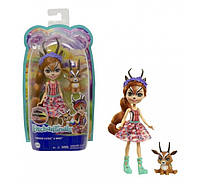 Кукла Энчантималс Enchantimals Gabriela Gazelle Doll Габриэла Газель и питомец рейсер