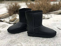 Угги женские зимние кожаные черные 36-41 размер 0037УГМ