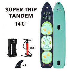 Надувна дошка SUP Aqua-Marina Super Trip Tandem-Family 14