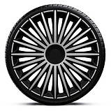 Ковпаки колісні Dakota Silver&Black R16, фото 3