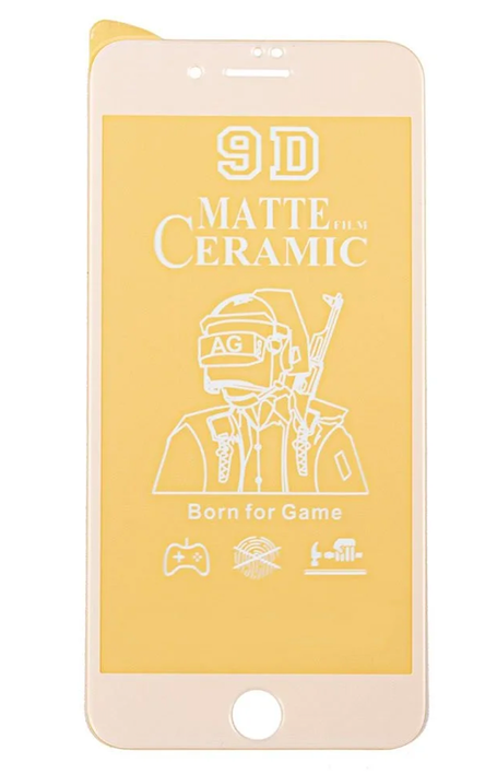 Захисне скло Ceramic Matte (гнучке матове) iPhone 7/8/SE (2020/2022) Біле