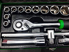 Набор инструментов для авто 1/2" 16ед. (6pt) TOPTUL GCAD1607, фото 6