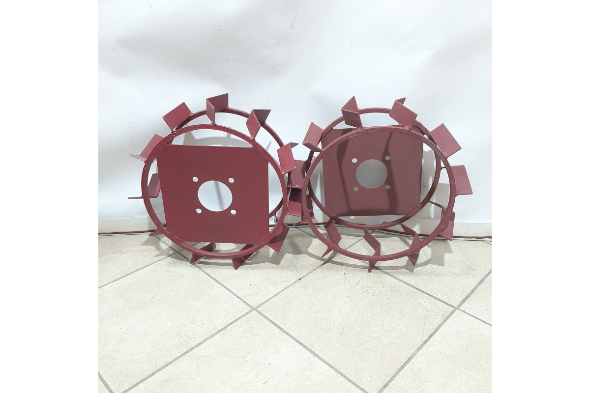 Колеса з ґрунтозачепами 380/160 (10*10, культиватор) Євро Булат, фото 1