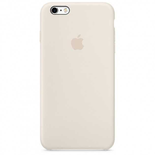 Чохол Silicone case для IPhone 6 Plus/6s Plus Antique white бежевий