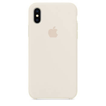 Чохол Silicone case для IPhone X/Xs Antique white бежевий