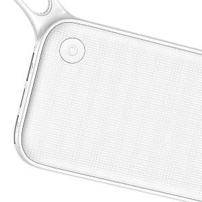 УМБ Power Bank (зовнішній акумулятор) для телефону Baseus Powerful 20000 мАг Білий (PPKC-A02), фото 3