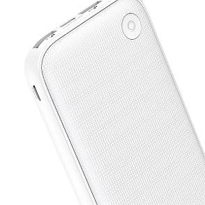 УМБ Power Bank (зовнішній акумулятор) для телефону Baseus Powerful 20000 мАг Білий (PPKC-A02), фото 4