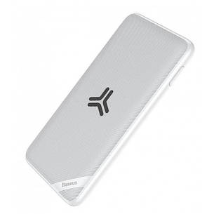 УМБ Power Bank (зовнішній акумулятор) для телефону Baseus S10 БЗП 10000 мАгт Білий (PPS10-02), фото 1