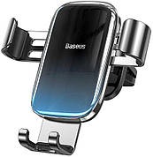 Тримач (автотримач) для телефону в машину Baseus Glaze Gravity Чорний/ Синій (SUYL-LG01)