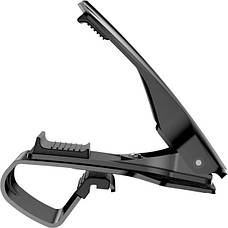 Тримач (автотримач) для телефону в машину Baseus Mouth Car Mount Чорний (SUDZ-01), фото 4