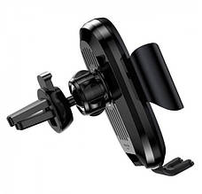 Тримач (автотримач) для телефону в машину Baseus Mount Cell Phone Holder Чорний (SUGENT-ZN01), фото 5