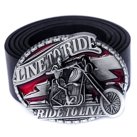 Пряжка LIVE TO RIDE, RIDE TO LIVE, фото 1