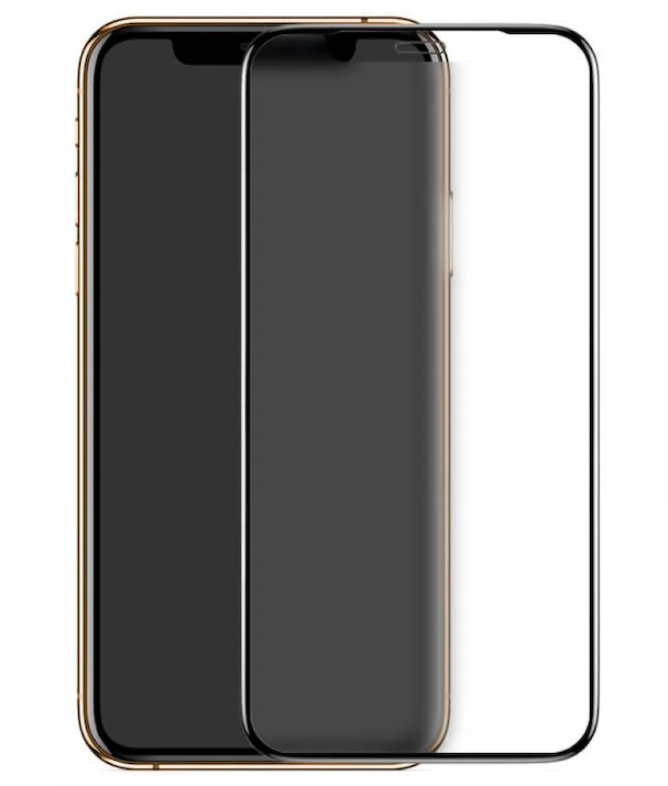 Захисне скло Mate Glass (матове) iPhone XS Max Чорне, фото 1