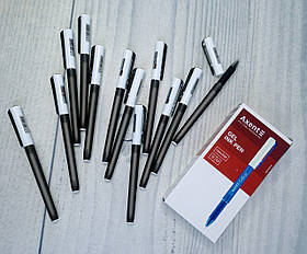 Ручка Гелева College AG1075-A 0,5 мм чорна Axent, Німеччина