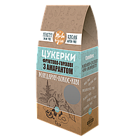 Цукерки фруктово-горхові з амарантом "Мандарин, Ківі-Кокос", 100 г Жива кухня