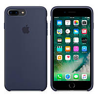 Чехол Silicone Сase для Iphone 7 Plus / Iphone 8 Plus бампер накладка Midnight Blue