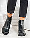 Жіночі демісезонні черевики шкіряні чолсі демісезонні, жіночі весняні черевики з натуральної шкіри, фото 3