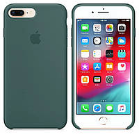 Чехол Silicone Сase для Iphone 7 Plus / Iphone 8 Plus бампер накладка Pine Green