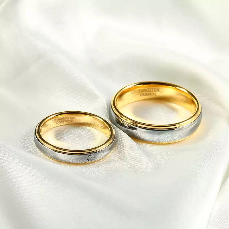 

Парные обручальные кольца из вольфрама- DALLAS(оригинал)