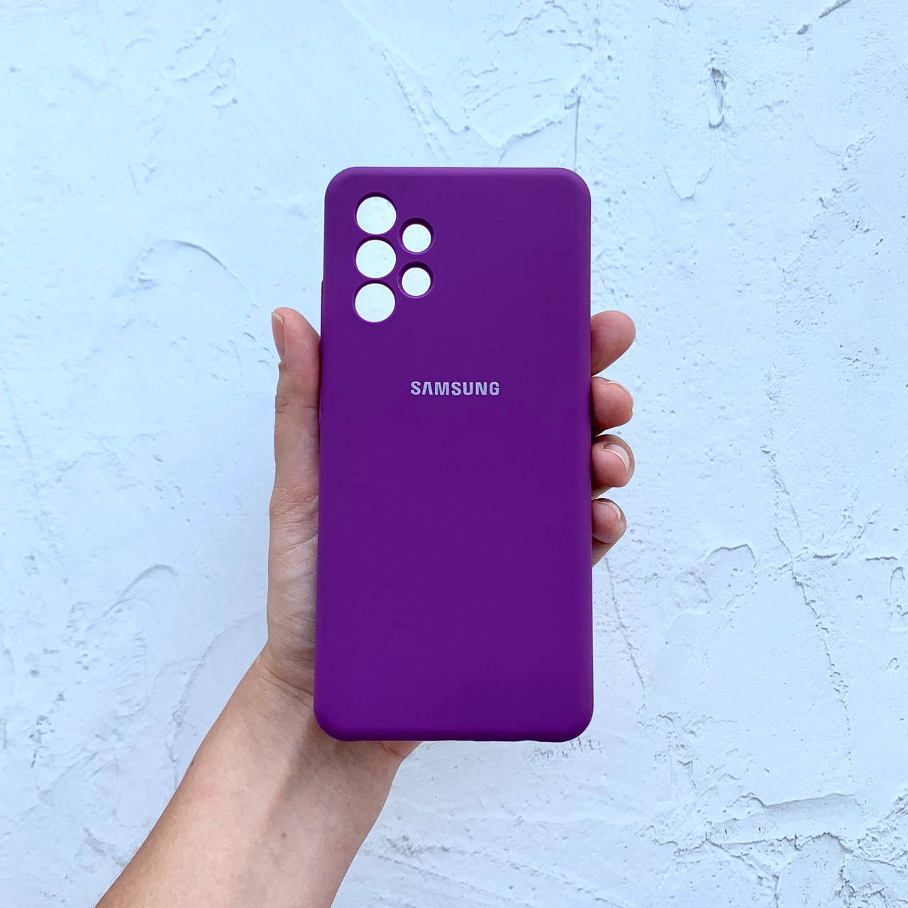 

Чехол на Samsung Galaxy A32 4G Silicone Case сиреневый силиконовый / для Самсунг Гелекси А32