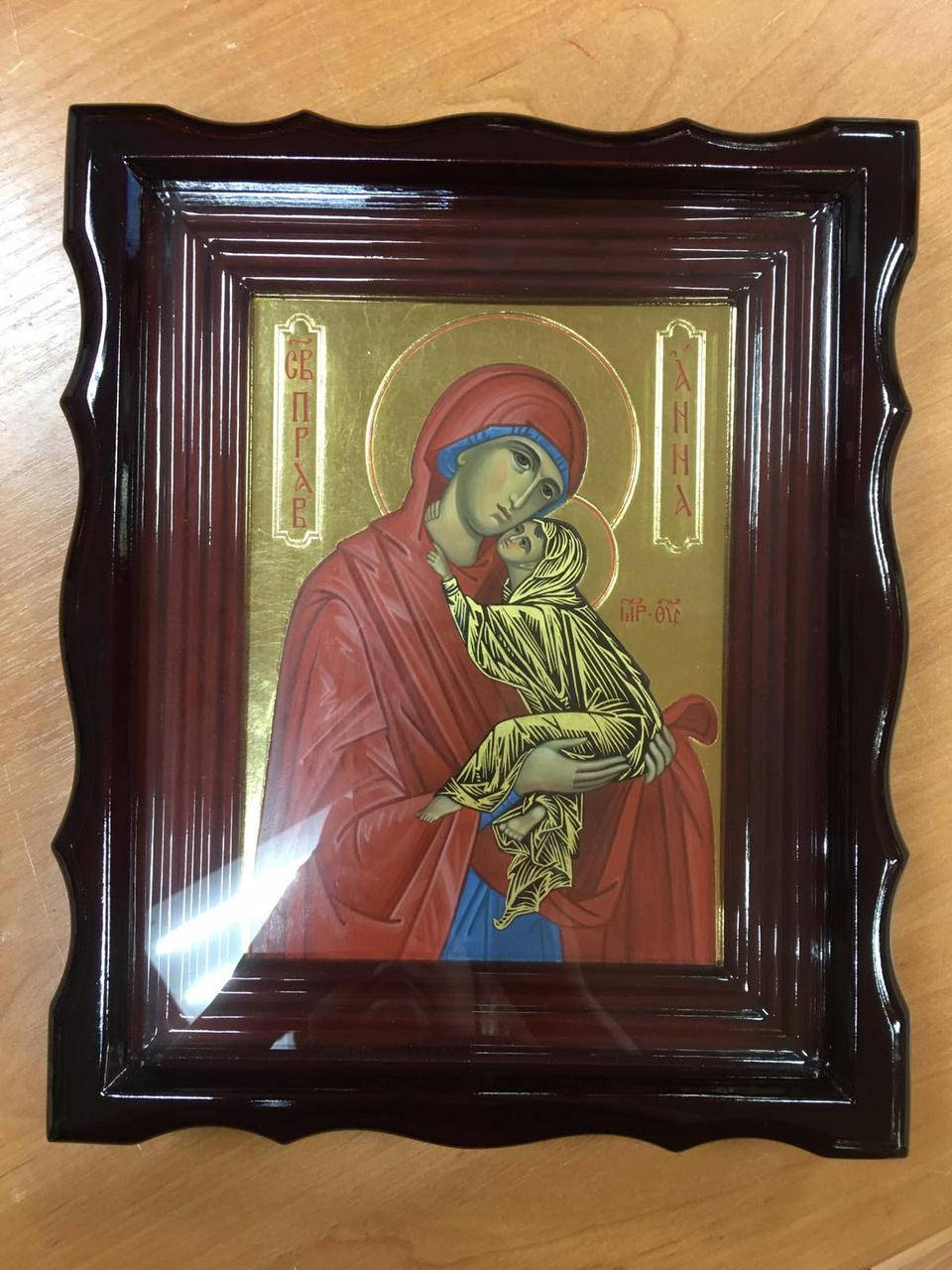 

Икона святая праведная Анна (ручная работа. икона рукописная)