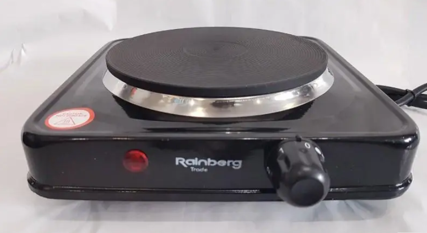 

Плита настольная электрическая на 1 коморку дисковая 1200 W Rainberg Rb-777, электроплита