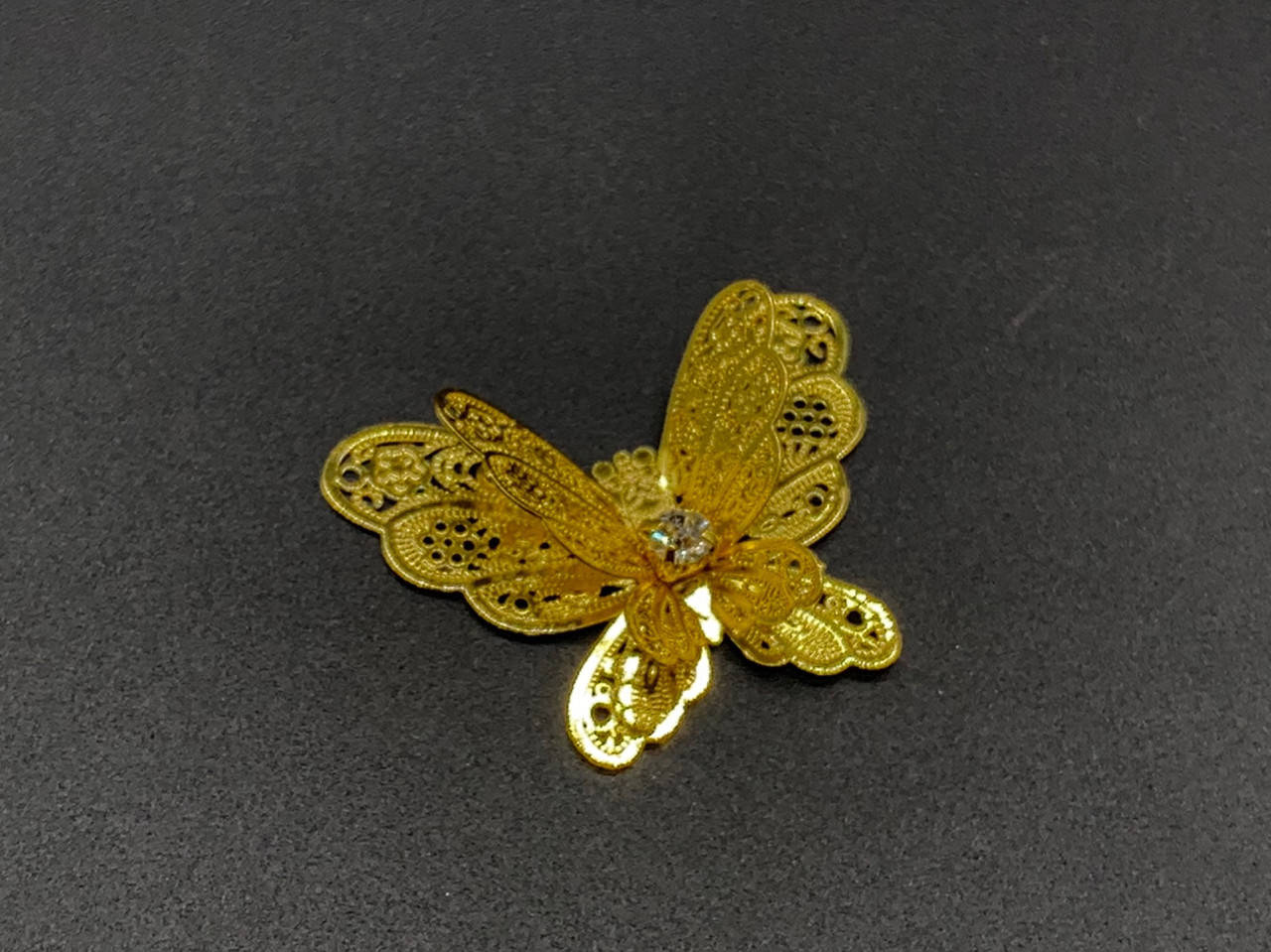 

Металлические изделия. Декор. Бабочка. Цвет "золото". 35х27мм