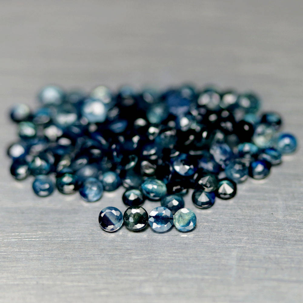 

Натуральный синий Сапфир круг 2.5-2.6мм 0.08ct