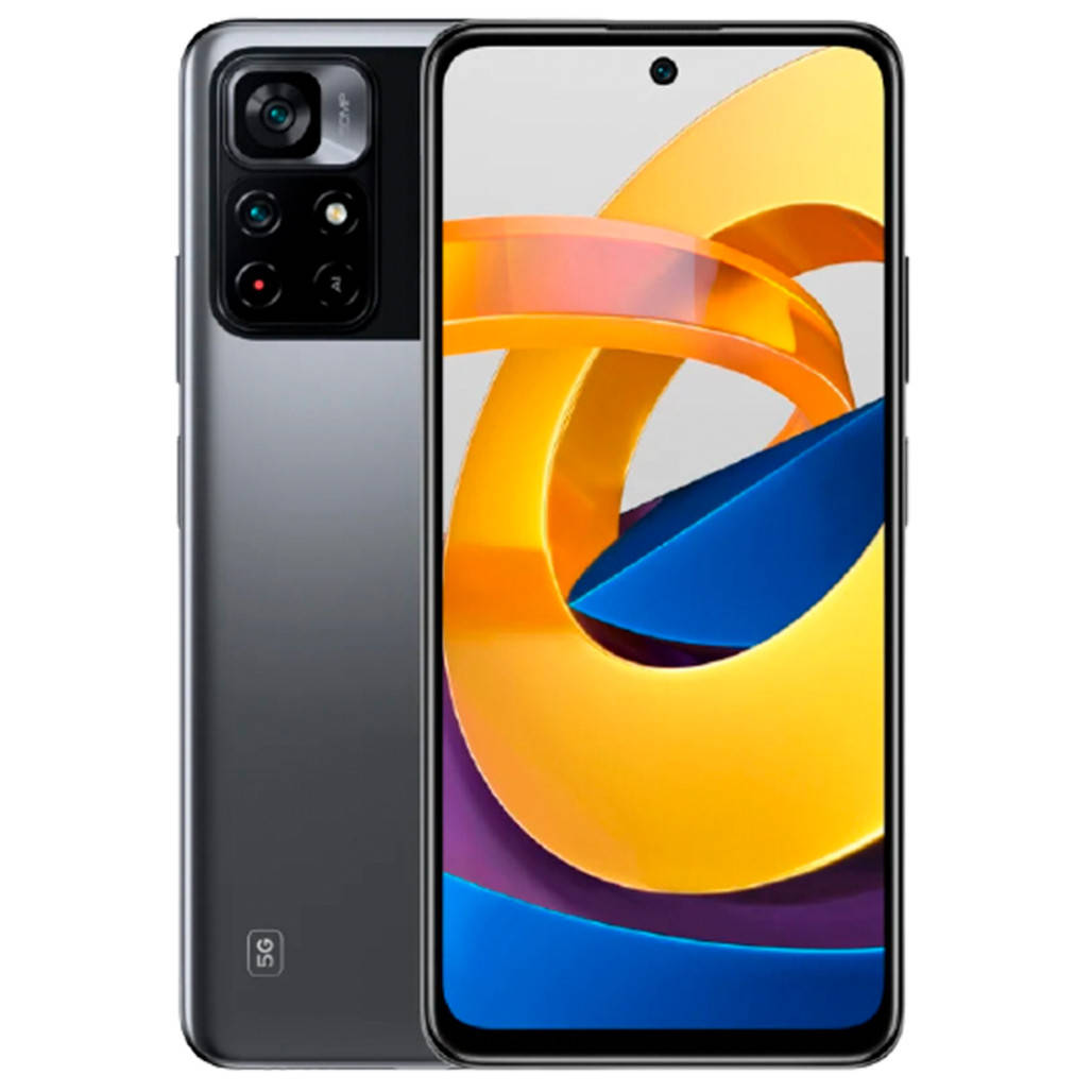 

Смартфон Xiaomi Poco M4 Pro 5G 6/128GB (Power Black) Global EU [63007], Черный