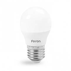 Світлодіодна лампа 6 Вт Е27 G45 6500К холодне світло Feron LB-745