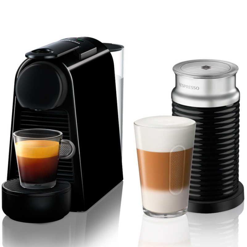 Кавоварка Nespresso Essenza Mini & Aeroccino 3 Black