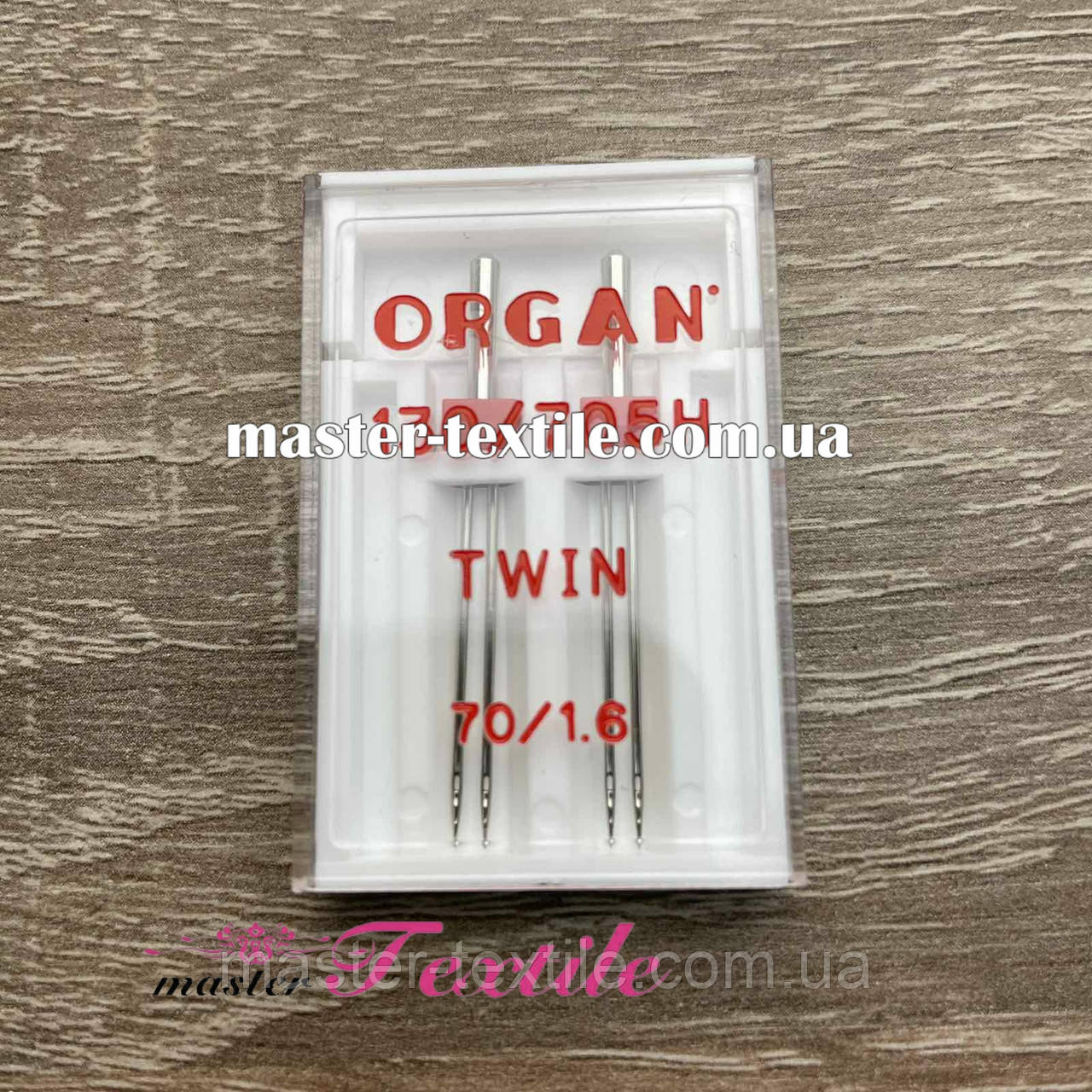 Голка подвійна універсальна Organ Twin 70/1.6