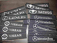 Эмблема нашивка липучка авто Mercedes Benz / Nissan / Lexus / Daewoo