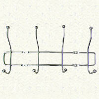 Вешалка настенная металлическая - 4 крючка