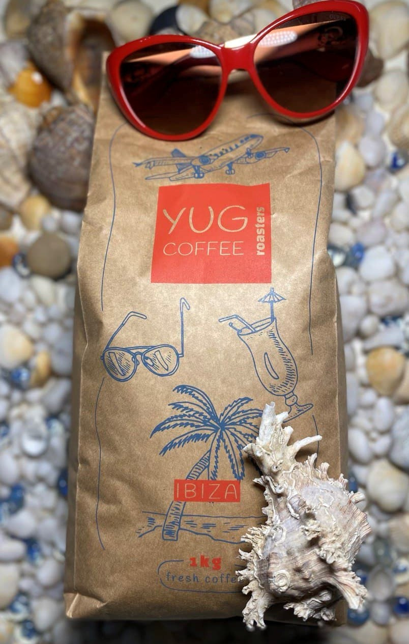 Кофе в зернах YUG COFFEE IBIZA, 60% Арабика, 40 % Робуста 1 кг - фото 1 - id-p1347855475