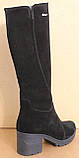 Високі чоботи зимові жіночі на підборах, чоботи жіночі від виробника модель ШТ32, фото 8