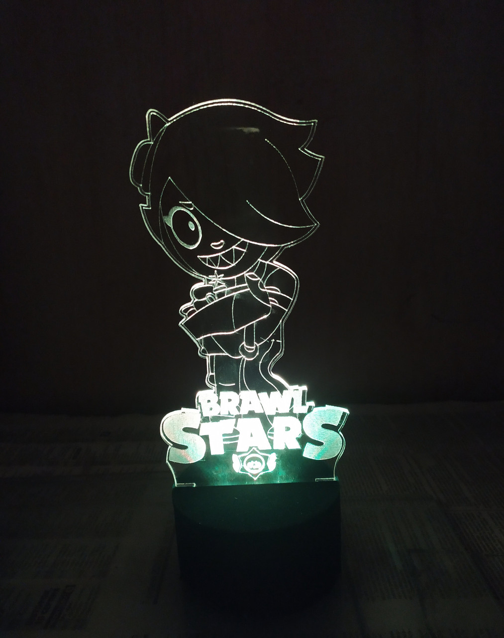 3d-світильник Коллет, Бравел Старс, 3д-нічник, кілька підсвічувань (батарейка+220В), фото 1