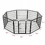 Металевий вольєр для собак і цуценят висота 60 см, фото 3