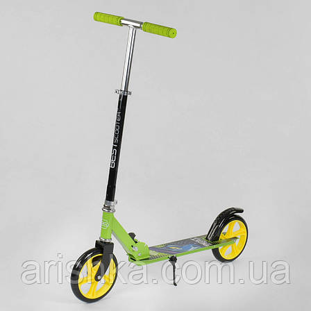 Алюмінієвий складаний самокат Best Scooter, колеса PU 20 см, фото 1