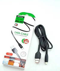 Кабель USB /IPHONE REDAX RDX-400 2,4А Qoick Charge 3.0 Black