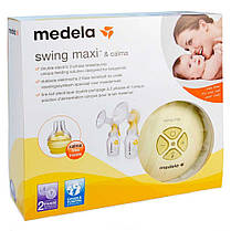 Подвійний електронний молоковідсмоктувач Medela Swing Maxi + CALMA, фото 3