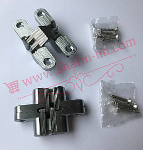 Петля торцева Siso 180 град. Ломберна Посилена 70х16 мм