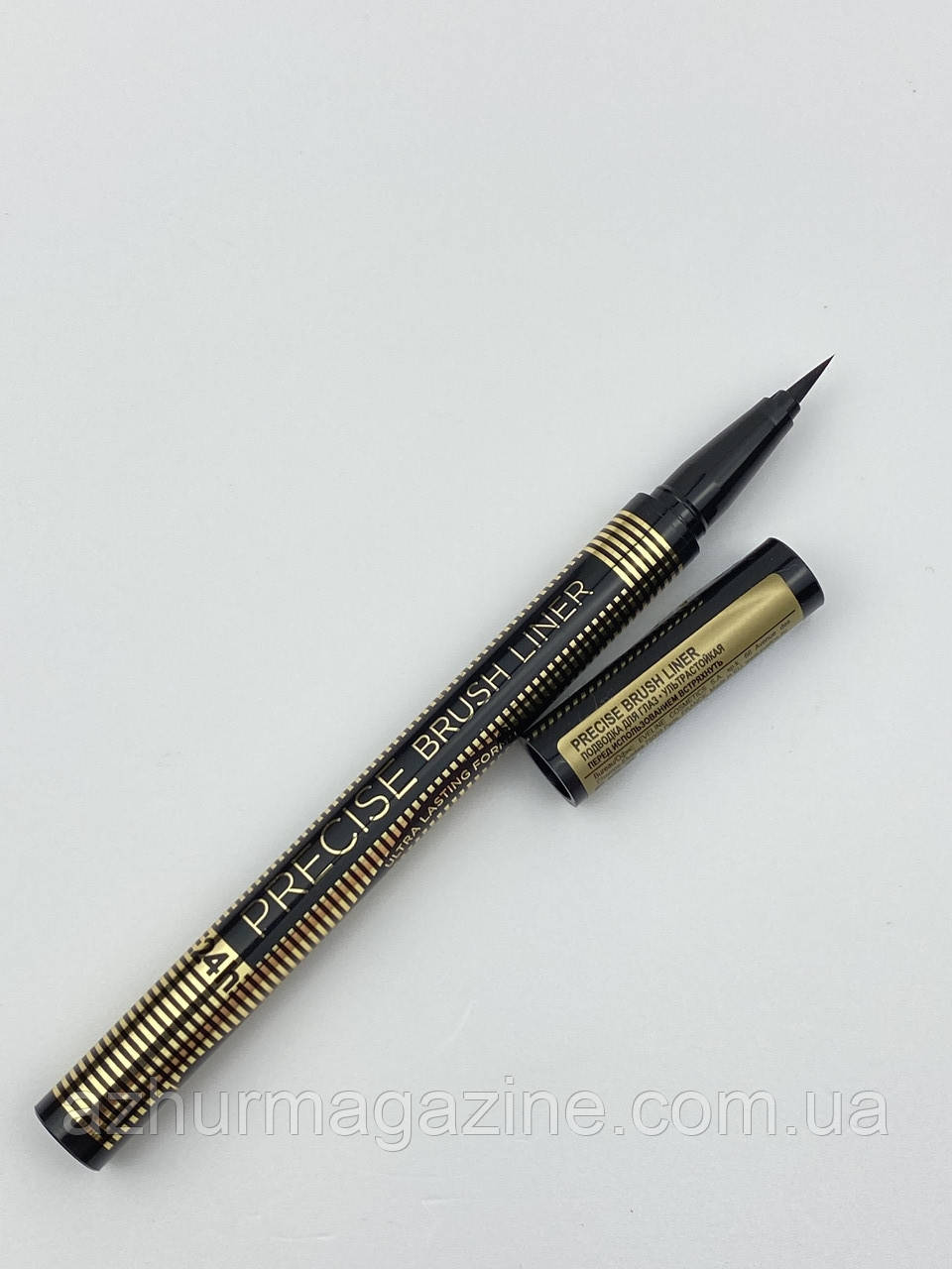 Водостійка підводка для очей Eveline Black Matt