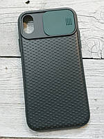 Захисний силіконовий чохол Iphone XR з захистом камери Чорний