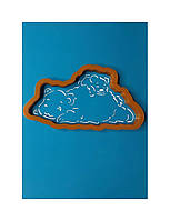 Трафарет для пряников и тортов + формочка "Медведица и медвежонок"