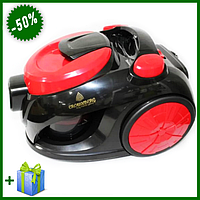 Мощный контейнерный пылесос Vacuum Cleaner Crownberg CB 659 3500W без мешка для уборки ковров