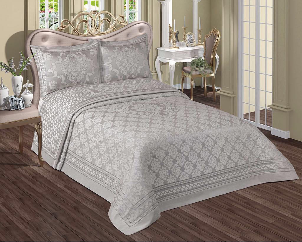 Жакардове покривало Birhome Damask Gri