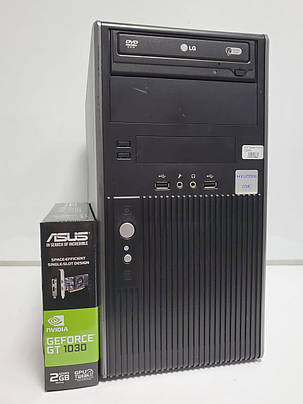EuroCom Tower / Intel Core i3-4130 (2 (4) ядра по 3.4 GHz) / 8 GB DDR3 / 120 GB SSD NEW+500 GB HDD / nVidia, фото 1