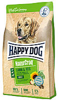Happy Dog Naturcroq Lamm Reis (Хеппі Дог Натур Крок Ягня і Рис) сухий корм для собак у разі слабкого травлення